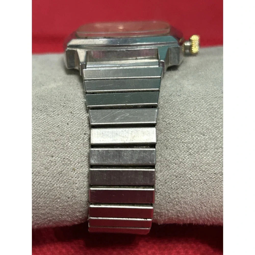 Vintage Elgin 17-Jewel Self-Winding (Automatic) Men's Wristwatch Silver READ